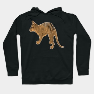 Thylacine or Tasmanian Tiger Hoodie